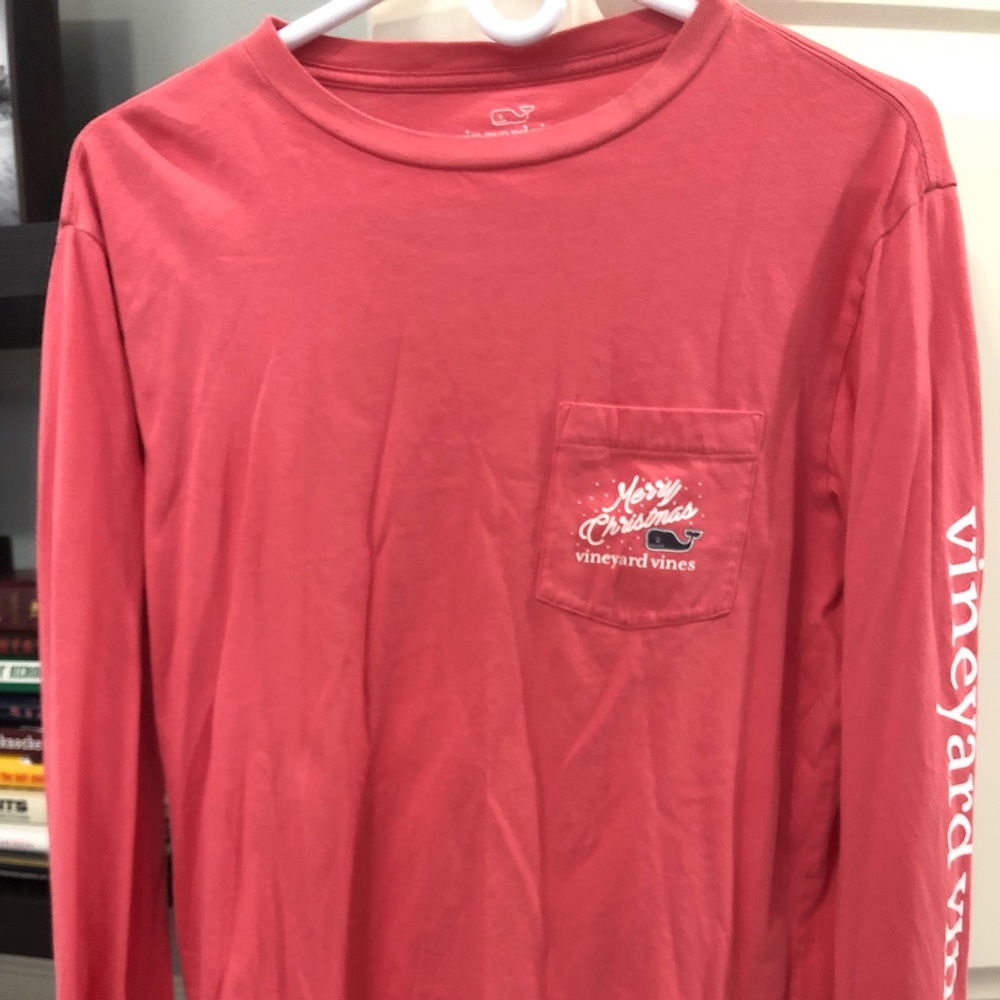 Vineyard Vines Merry Christmas Long Sleeved T